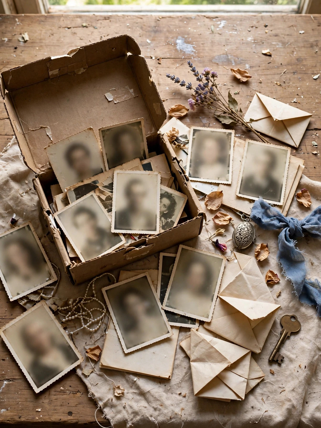 Cardboard donation boxes filled with household items ready to give to charity